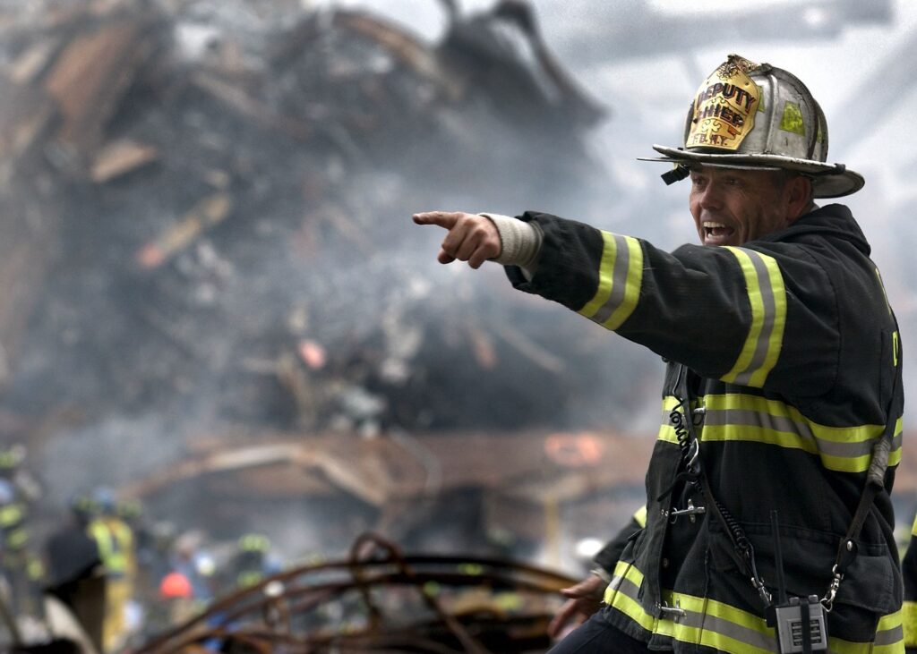 A fireman on 9/11/2001